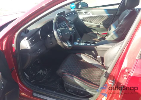 2019 Genesis G70 3.3T Dynamic из США, поврежденный, VIN KMTG34LE0KU012148